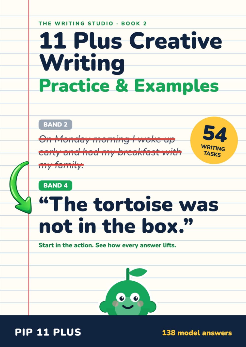 11 Plus Creative Writing Practice and Examples: Writing Studio Book 2 cover