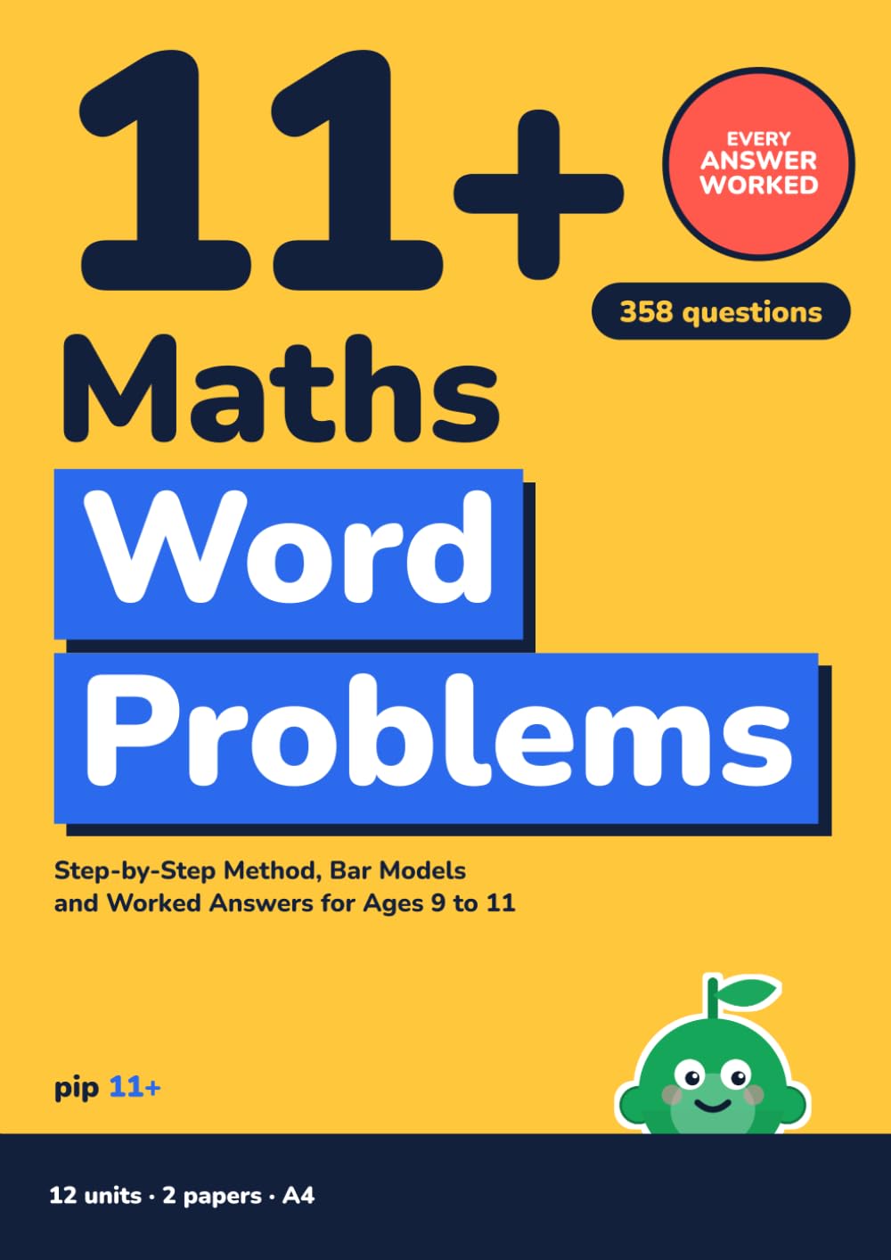11+ Maths Word Problems cover