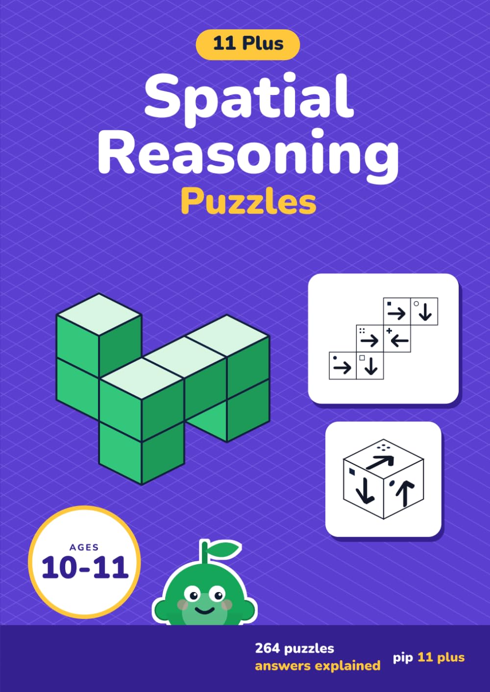 11 Plus Spatial Reasoning Puzzles: Book 3 cover