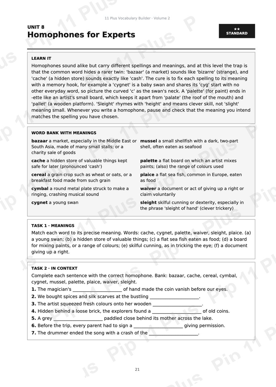 Sample page from the book