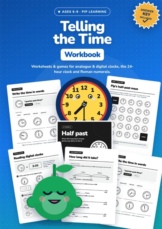 Telling the Time Workbook cover