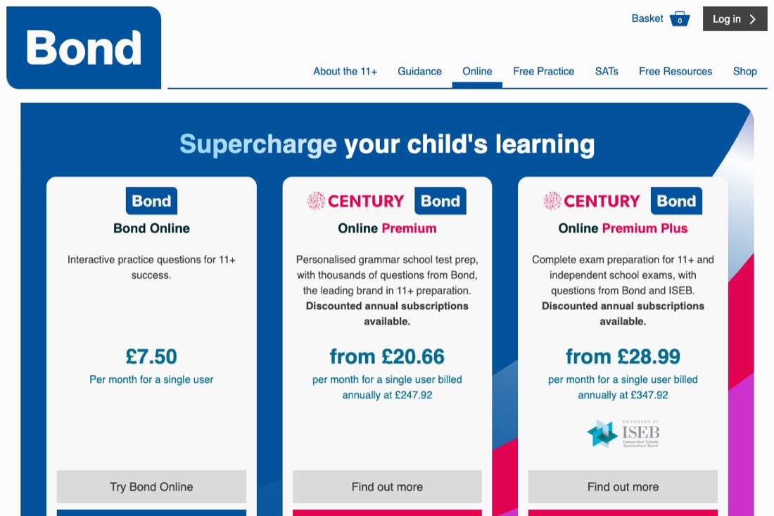 Bond Online website homepage