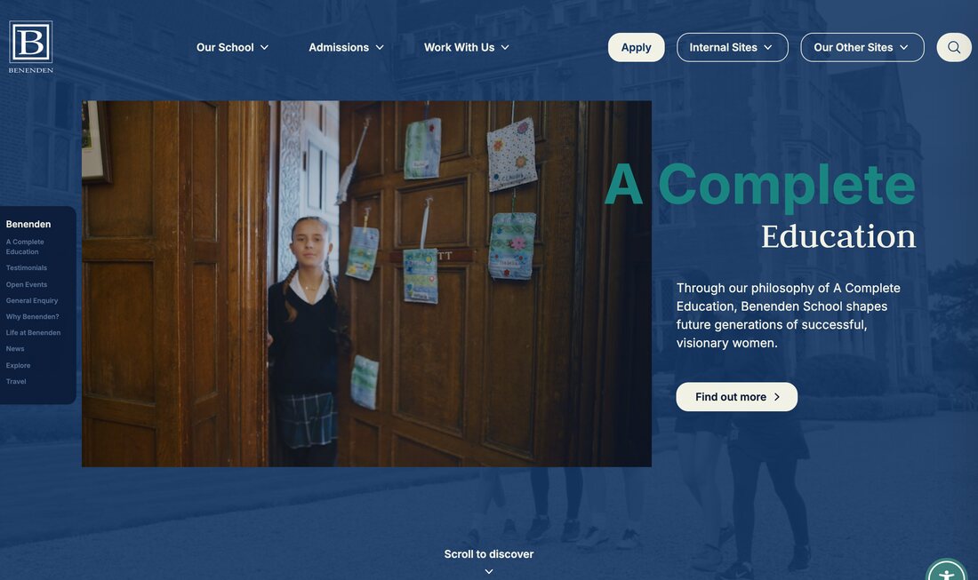 Benenden School homepage