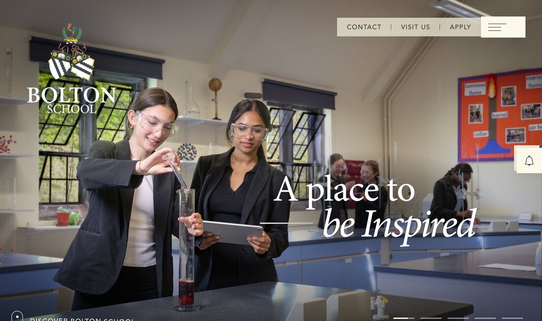 Bolton School homepage