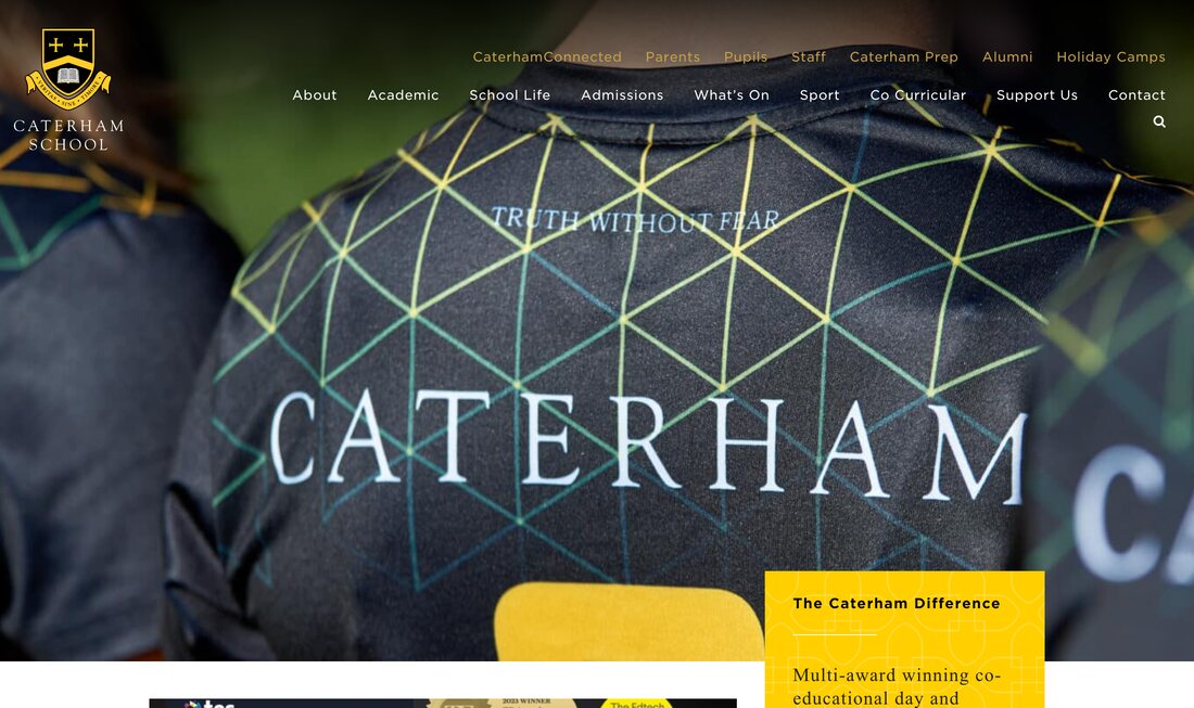 Caterham School homepage