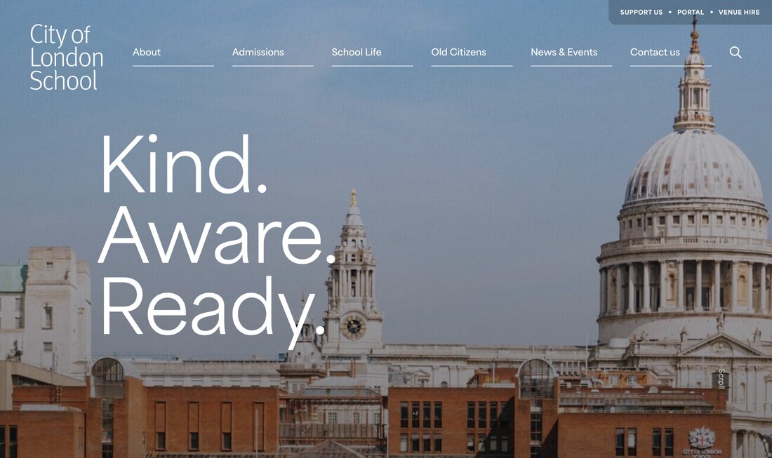 City of London School homepage