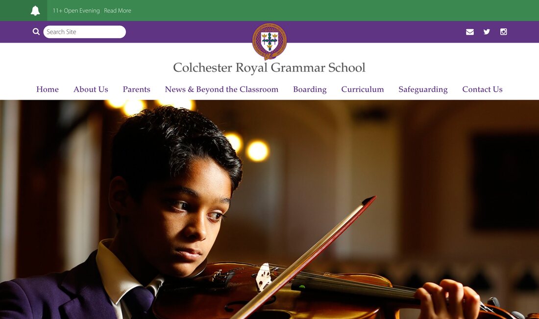 Colchester Royal Grammar School homepage