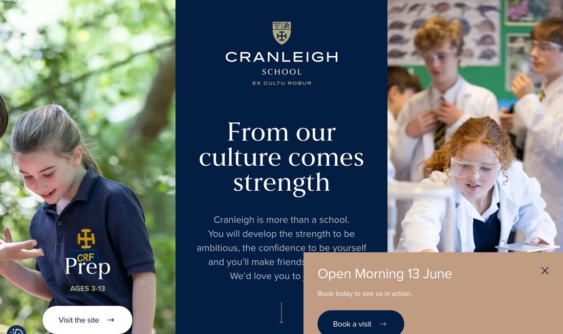 Cranleigh School homepage