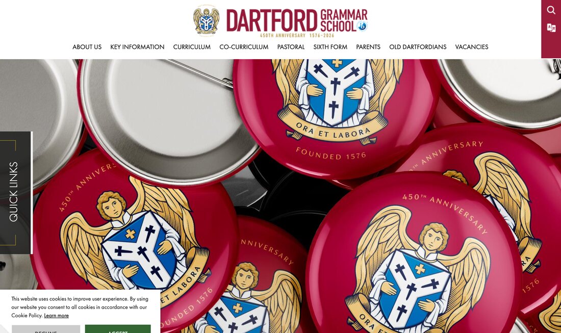 Dartford Grammar School homepage