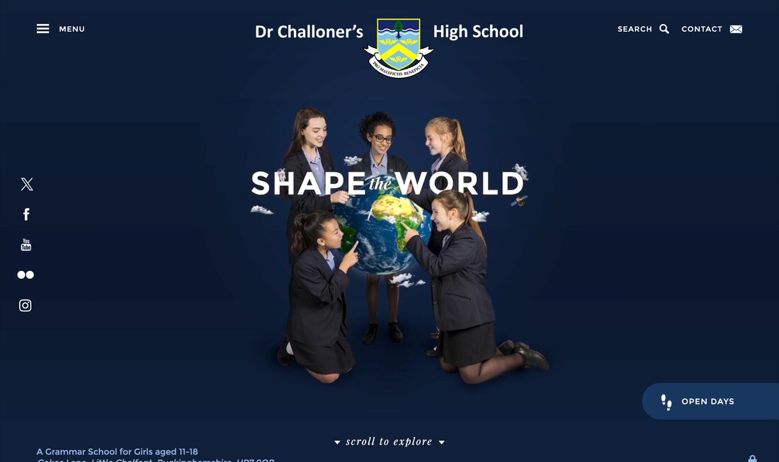 Dr Challoner's High School homepage