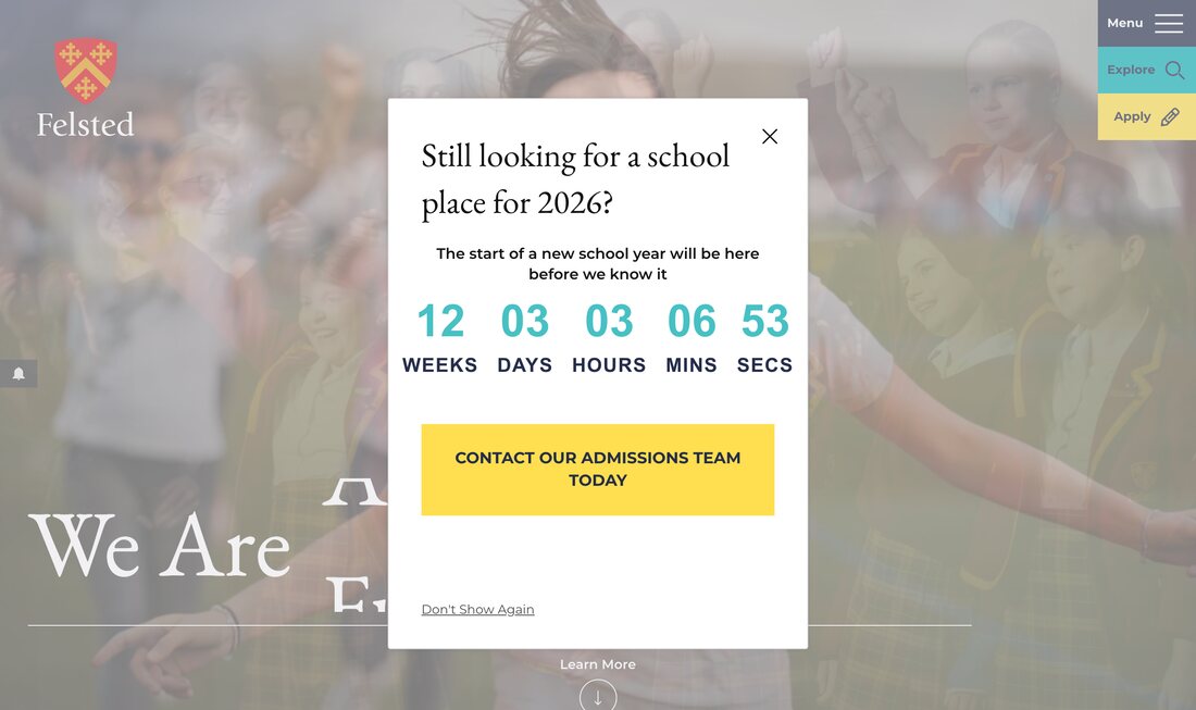 Felsted School homepage
