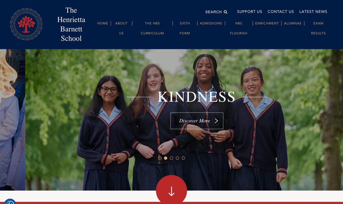 The Henrietta Barnett School homepage