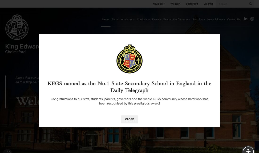 King Edward VI Grammar School Chelmsford homepage