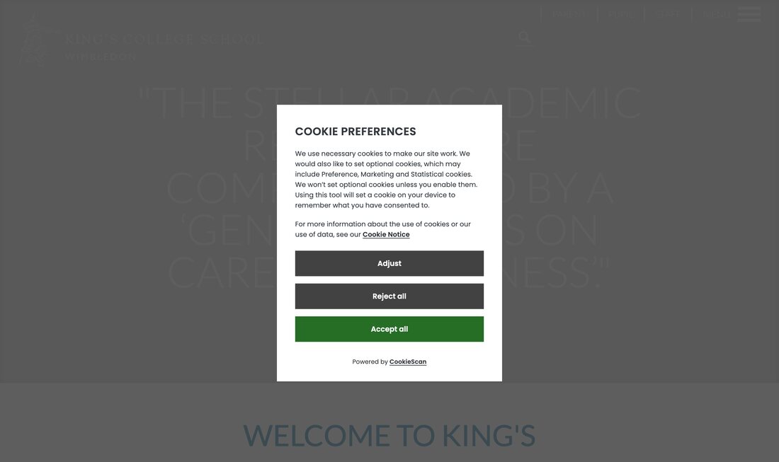 King's College School, Wimbledon homepage