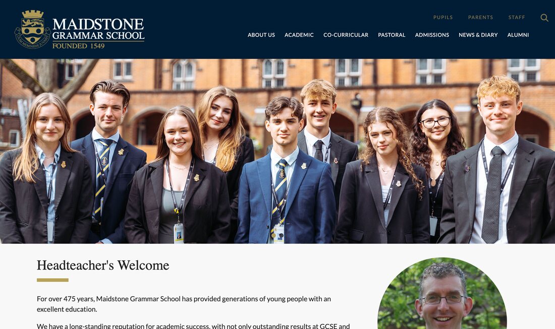 Maidstone Grammar School homepage