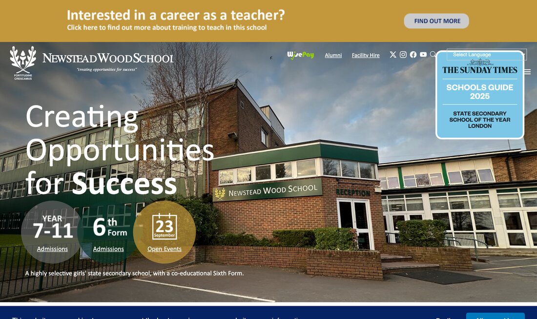 Newstead Wood School homepage