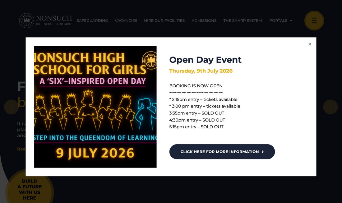 Nonsuch High School for Girls homepage