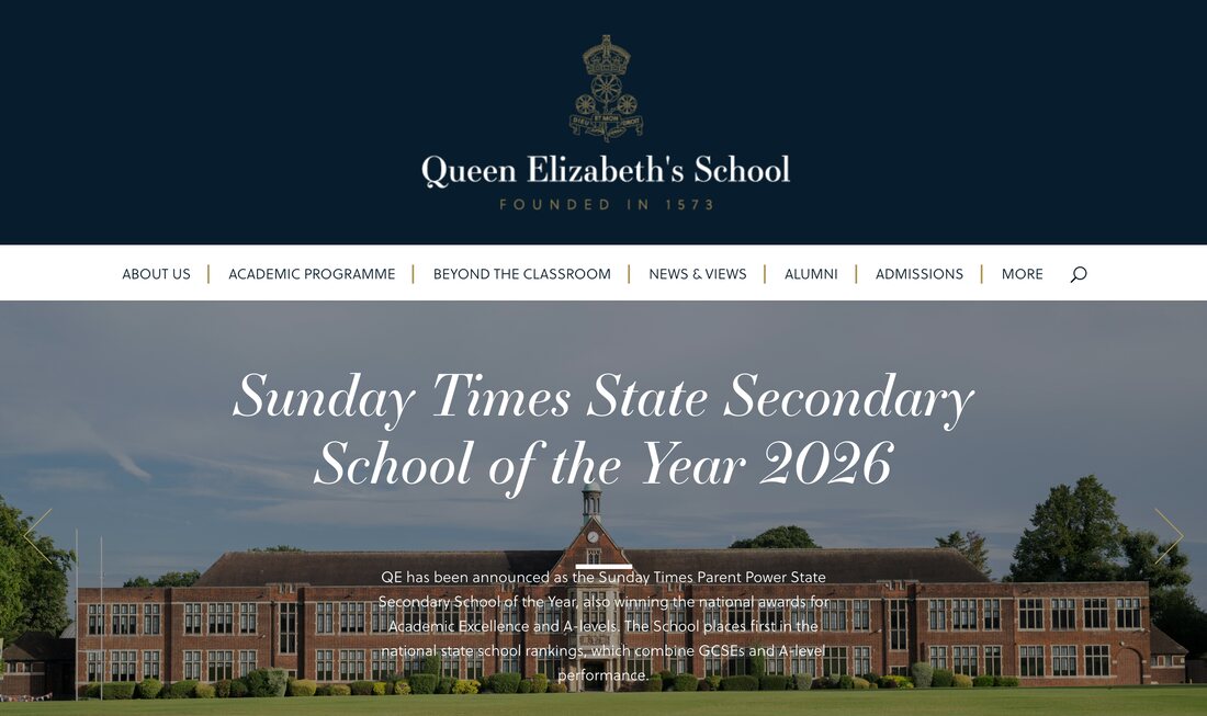 Queen Elizabeth's School, Barnet homepage