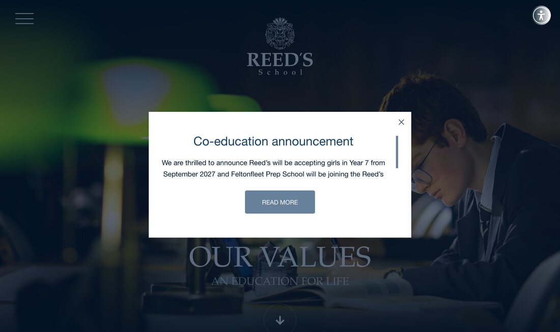 Reed's School homepage