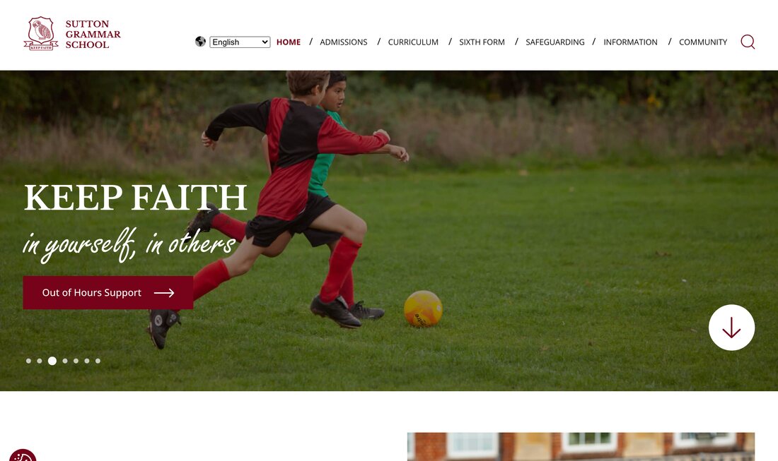 Sutton Grammar School homepage