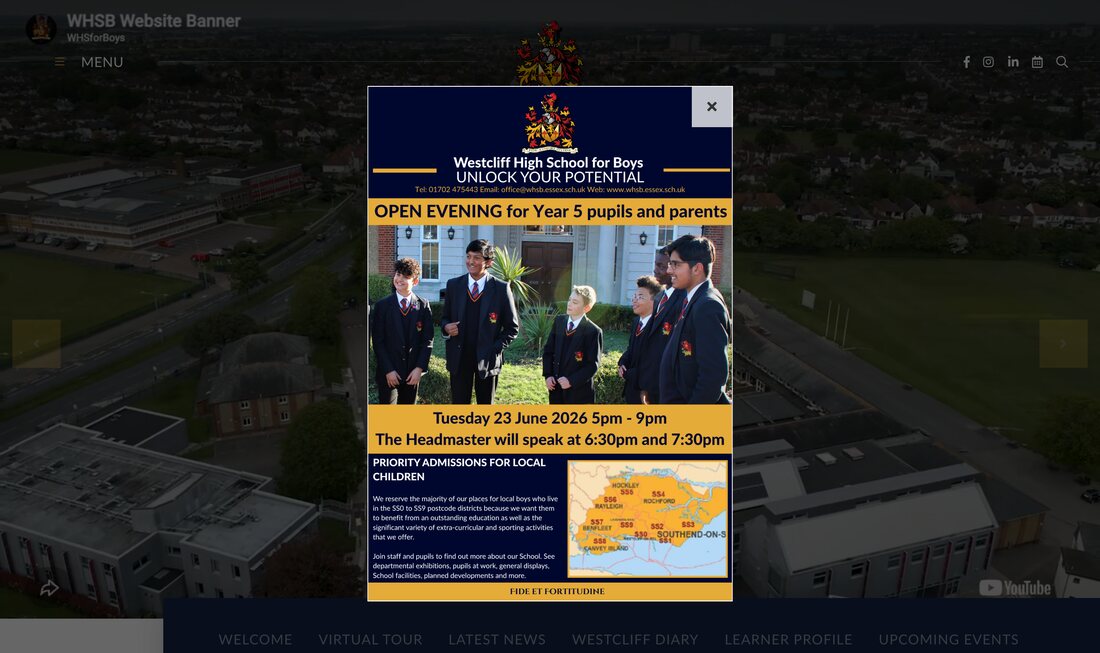 Westcliff High School for Boys homepage