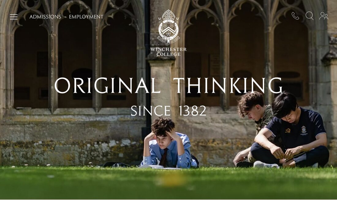 Winchester College homepage