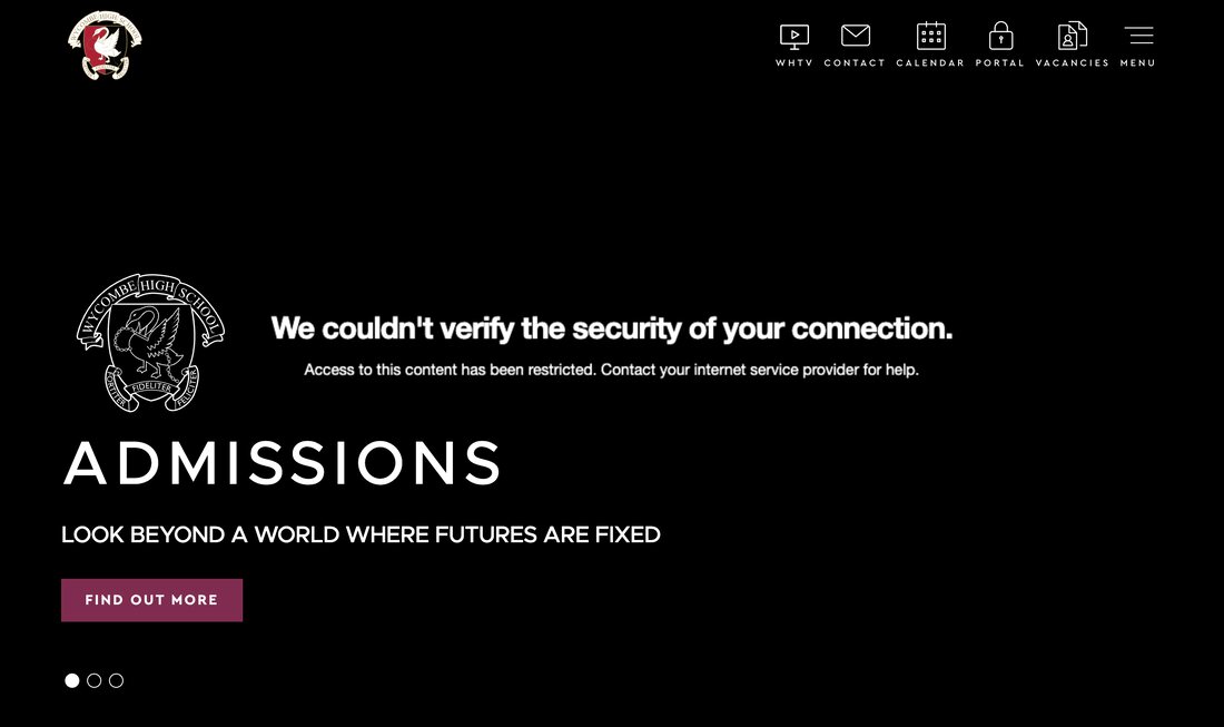 Wycombe High School homepage