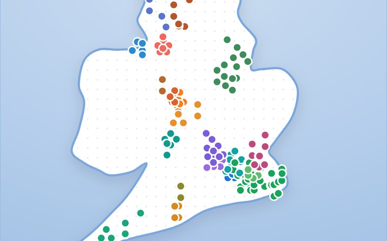 Grammar schools map preview
